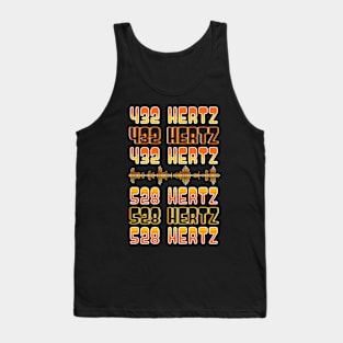 MIRACLE TONE FREQUENCIES  432 HZ AND 528 HZ Tank Top